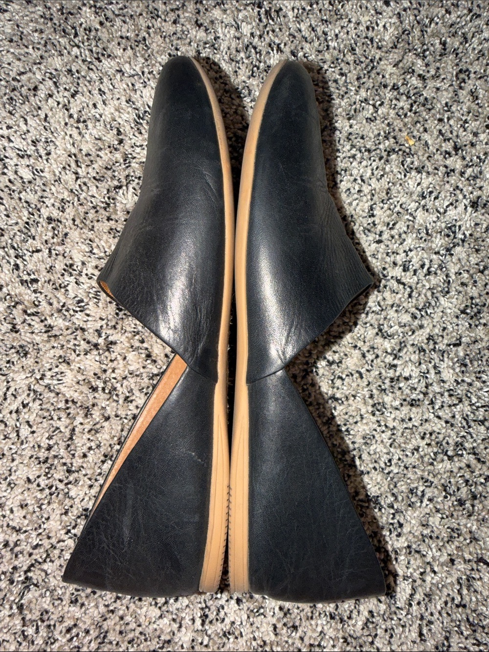 Miz Mooz Kimmy Black Leather Flats Women’s Size 41 - Picture 7 of 7